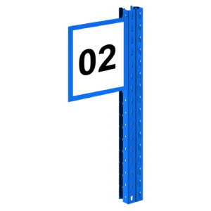 Aisle Identification Board - Blue