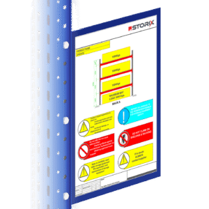 Rack Load Notice - Signal Blue